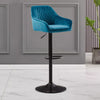 2x Bar Stools Breakfast Comfortable Swivel Gas Lift Kitchen Stool Leather Chairs