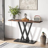 Console Table, Industrial Entryway Table, 43 Inch Narrow Sofa Table
