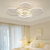 LED Ceiling Fan with Light Dimmable Ceiling Fan with Remote for Living Bedroom