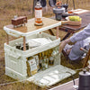 Portable Folding Camping Unit Camping Picnic Storage Box Camping Table Outdoor