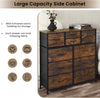 Chest Of Drawers Storage Unit 10 Drawers Metal Handles Bedroom Furniture