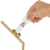 Desk Lamp Indoor Lighting Table Bedside Light w/ White Glass Ball Lampshde Decor