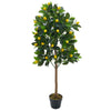 Artificial Plants In/Outdoor 120 cm Tall Fake Lemon Tree Large Faux Plant Bonsai