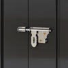 6.4 x 6.7ft Garden Waterproof Anti-UV Storage Pent Bike Shed Steel Lockable Door