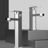 Durable Bathroom Taps Mixer Basin Tap Square Wash Sink Mono Lever Chrome Modern