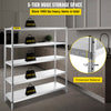 Stainless Steel Shelving Adjustable Storage Shelf 5-Tier Storage Rack