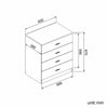 Modern Bedroom Bedside Table Cabinet Chest of Drawers Nightstand High Gloss Set