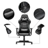 Gaming Chair Racing Chair Reclining High-Back Gas Lift Swivel Chair with Pillow