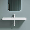 Modern Bathroom Wash Basin Sink Stone Resin Countertop Wall Hung Full Size Range