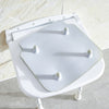 Wall Mounted folding down Shower Chair White Without arms for Elderly