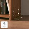Expandable Bamboo Desktop Bookshelf Desktop 3/4 Storage Rack Organizer Bookcase