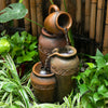 Pour Kettle Well Water Fountain Fountain with Electric Pump for Patio Decorative