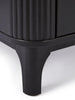 Carina Bookcase Black Stylish and Spacious Living Room Furniture