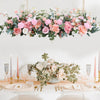 Artificial Wedding Rose Flower Row Top Table Backdrop Arch Arrangement Wall Deco