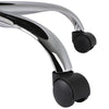 Home Office Chair PU Leather Computer Desk Chair Swivel Armless Chair Study Work