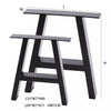 Steel Table Legs Trapezium Frame X Frame Dining Coffee Bench Desk Feet Stand DIY