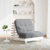 Futon Sofa Bed with White 80x206x11 Solid Wood Pine M4N8