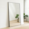 Mirror Large Full Length Wall Rectangle Black Frame Leaner Mirror 150cm x 80cm