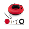 Heavy-Duty Snow Tube Adults Kids Inflatable 40” Puncture-Proof Sled Ski Tube