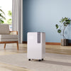 16L Portable Quiet Dehumidifier for Home, Electric Air De-Humidifier w/4 Wheels