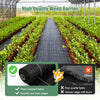 50Mx1M Garden Weed Barrier Fabric Garden Beds Weed Blocker w/Clear Guide Line