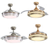 42" Ceiling Fan Light 6 Speed 3 Blades 3 Color Changing Chandelier Lamp w/Remote