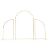 Gold Wedding Arch Backdrop Stand Arch Flower Rack Balloon Frame Engagement Decor