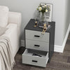 3 Drawer Wooden Bedroom Bedside Cabinet Furniture Storage Nightstand Side Table
