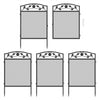 3.6ft/ 5X Garden Fence Animal Barrier Board Flower Bed Protector Metal Wire Mesh