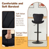 2x 360° Swivel Bar Stools Velvet Gas Lift Chairs Kitchen Pub Chair