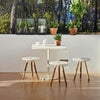 Modern Bistro Coffee Bar Table Kitchen Dining Stand Chairs Round Square Wood Top