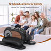 Under Desk Elliptical Trainer Pedal Exerciser Machine Stepper w/ LCD Monitor