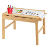 2-in-1 Kids Activity Table Wooden Children Activity Table W/ Reversible Tabletop