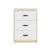 3 Drawer Wooden Bedroom Bedside Cabinet Furniture Storage Nightstand Side Table