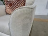 Dawson Ivory Basket Weave Armchair RRP £549