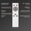 LED Panel Ceiling Light CCT Dimmable Remote Control Hallway Lamp Living Room