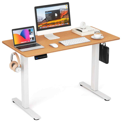 120 x 60cm Height Adjustable Desk Electric Standing Desk Home Office Natural