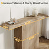 Tribesigns 41" Farmhouse Console Table, Simple Hallway Table, Wood Sofa Table