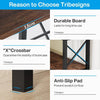Tribesigns Tribesigns 7-Shelf Corner Bookshelf, Large Industrial Corner Bookcase