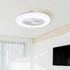 LED Ceiling Fan Light Adjustable Wind Speed Dimmable w/ Remote Control 5 Blades