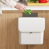 Kitchen Rubbish Bin Waste Recycling Baskets Handy Dustbin Lidded Bathroom Slim