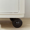 Plastic Shelving Unit Storage Case Cabinet File Sundries Organizer Box On Wheels