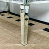 Modern Mirrored Coffee Table Cryatal Diamond Inlay Furniture Tea Table Reception