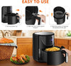 LLIVEKIT 5L Air Fryer, Family Size Hot Air Fryer 1400W Digital Touchscreen