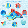 Inflatable Water Slide Kids Crab Castle Bounce House Water Slide Park Backyard