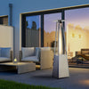 10.5KW Patio Gas Heater Outdoor Pyramid Propanes Heater w/ Cover