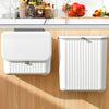 Kitchen Rubbish Bin Waste Recycling Baskets Handy Dustbin Lidded Bathroom Slim