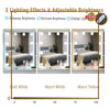 Dressing Table Vanity Set Stool Makeup LEDs Mirror w/Jewellery Organizer Drawers