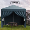 3x3m Pop Up Gazebo Heavy Duty Waterproof Commercial Grade Marketstall w/4 Sides