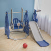 Toddler Swing Slide Kids Children Basketball Playset Playground Activity Centre
